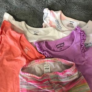 24 Mo Girls Carter's & Jumping Bean Lot